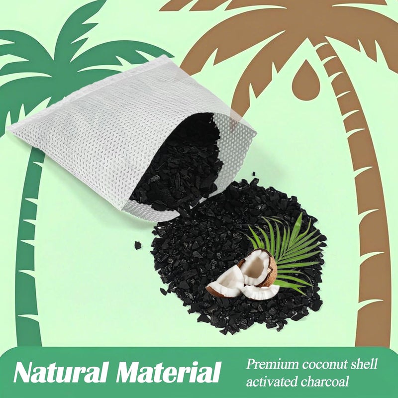 NEWKEY 12 Pack Odor Remover Refills for Hooded Cat Litter Box, Activated Charcoal Filters Replacement, Odor Eliminator for Automatic Litter Box, Activated Carbon Filters for Pet Odor, Keep Home Fresh - Image 2